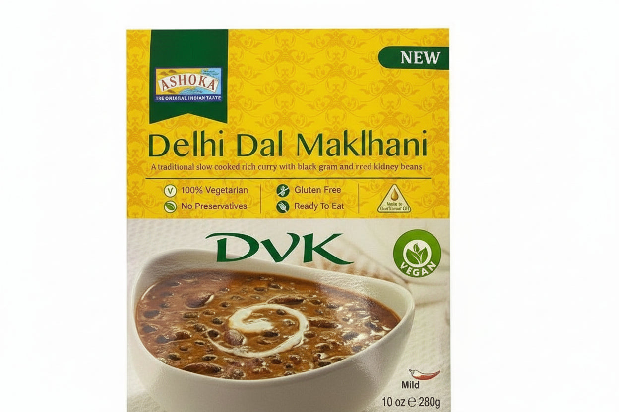Ashoka Delhi Dal Makhani 280g - A traditional slow cooked rich curry with black gram and red kidney beans