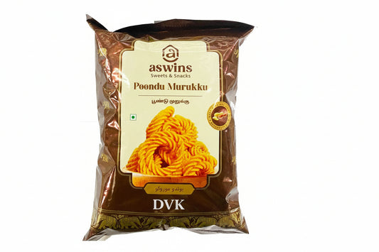 Packaged snack with 'aswins' branding on a white background