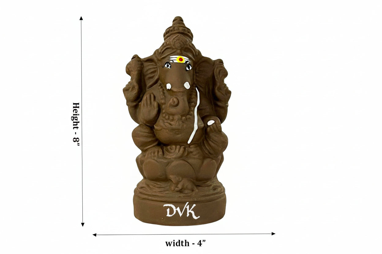 Clay Vinayagar 8 Inch (6901740)