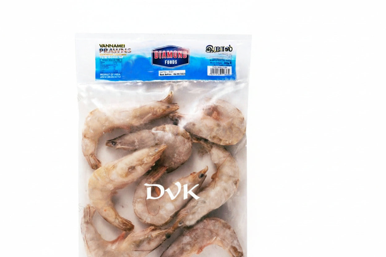 Diamond Vannamei Prawns 16/20 Who IQF 400g