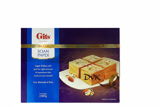 Gits Soan Papdi (Almonds & Pista) 500g