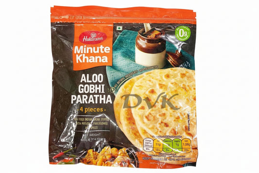 Haldiram's Aloo Gobi Paratha 400g – Stuffed cauliflower and potato paratha