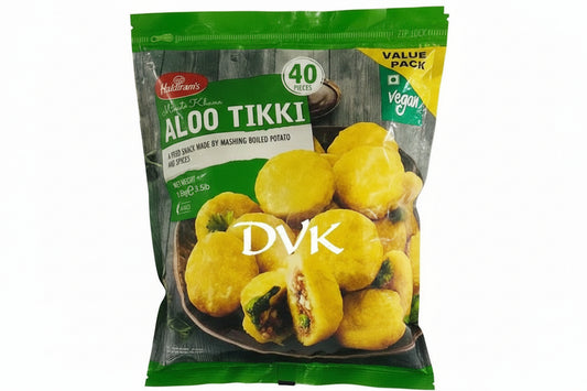 Haldiram's Minute Khana Aloo Tikki (40Pcs) 1.6kg - Crispy spiced potato patties Snack