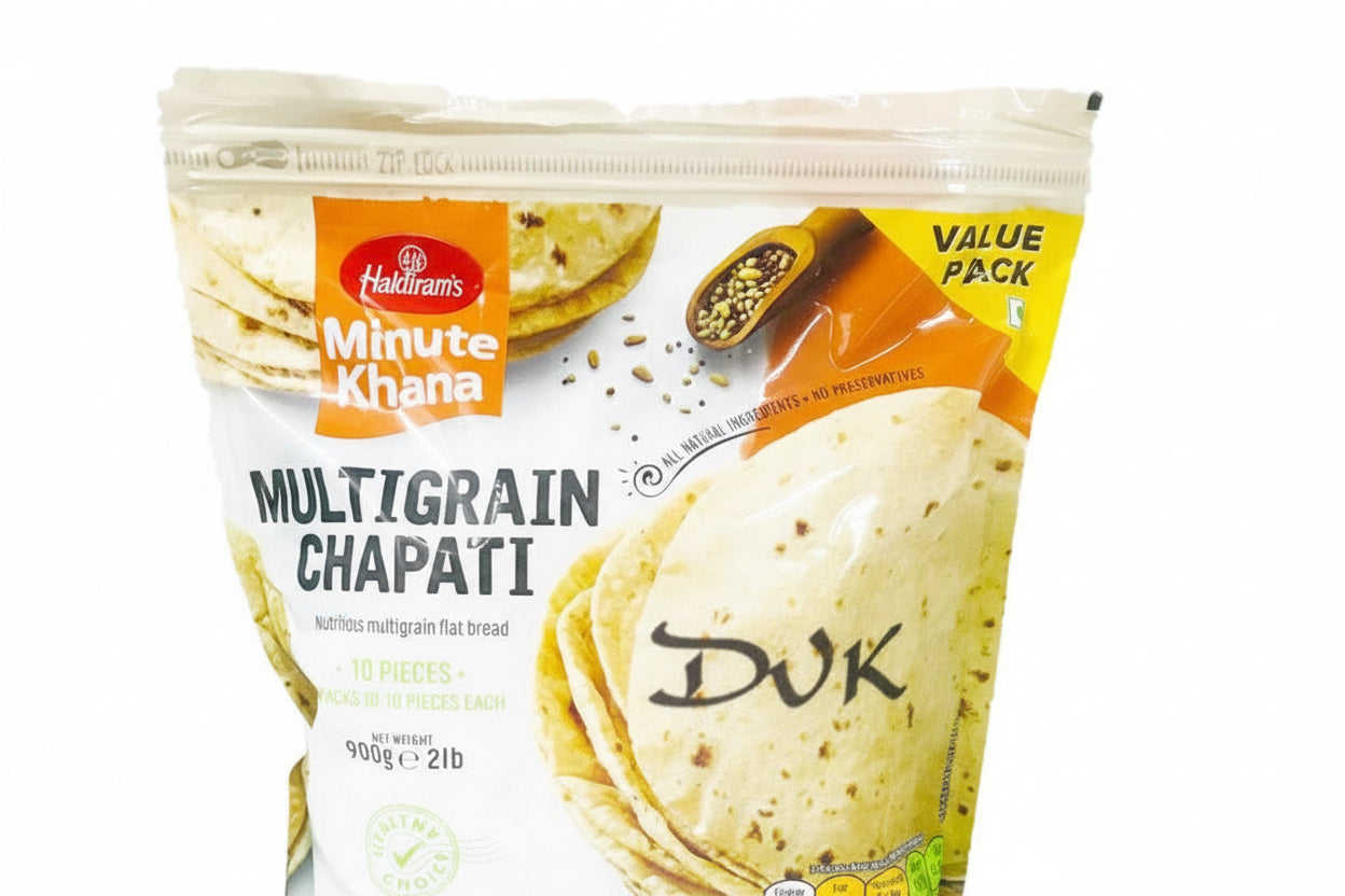 Haldiram's Multigrain Chappathi 900g - Soft and wholesome Indian flatbread