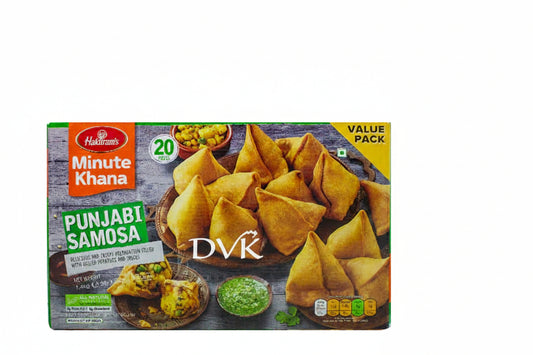 Haldiram's Punjabi Samosa (20Pcs) 1.4kg - Crispy spiced Punjabi samosas perfect for tea time snacks