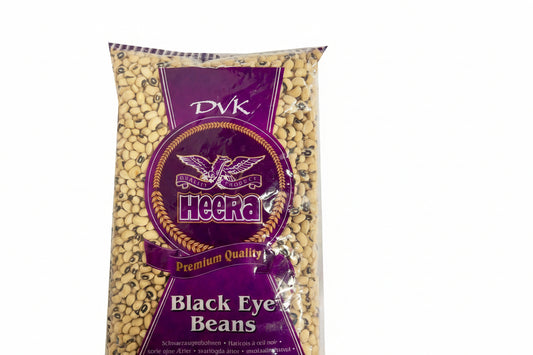 Bag of Heera Black Eye Beans on a white background