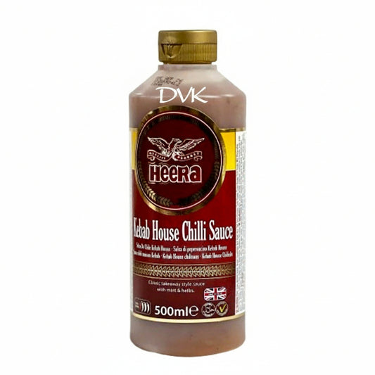 Heera Khabab House Chilli Sauce bottle on a white background