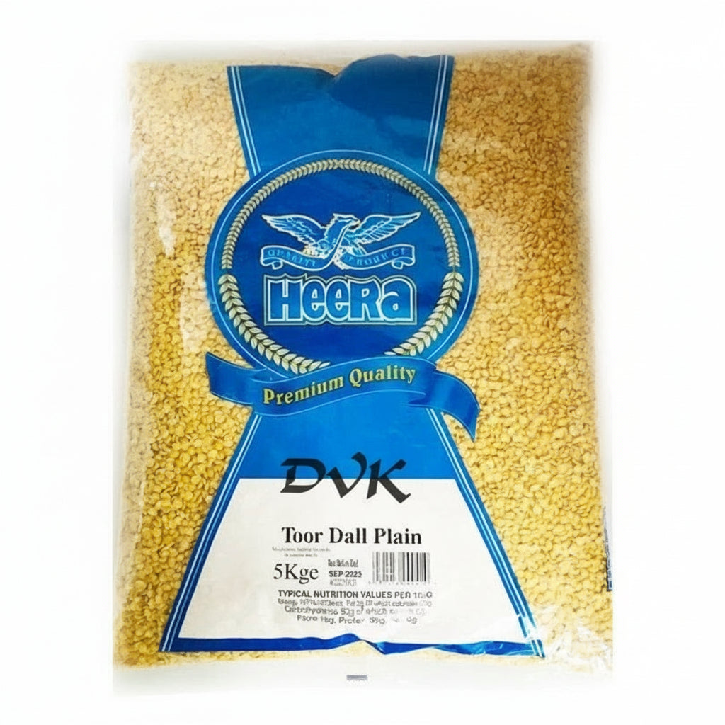 Bag of Heera Premium Quality Toor Dall Plain on a white background
