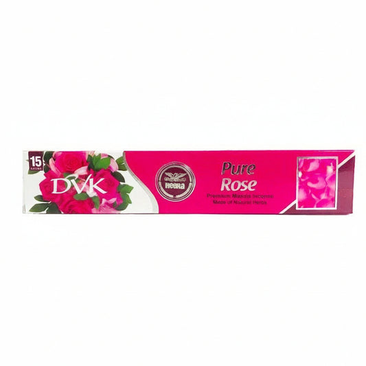 Pure Rose incense packaging on a white background