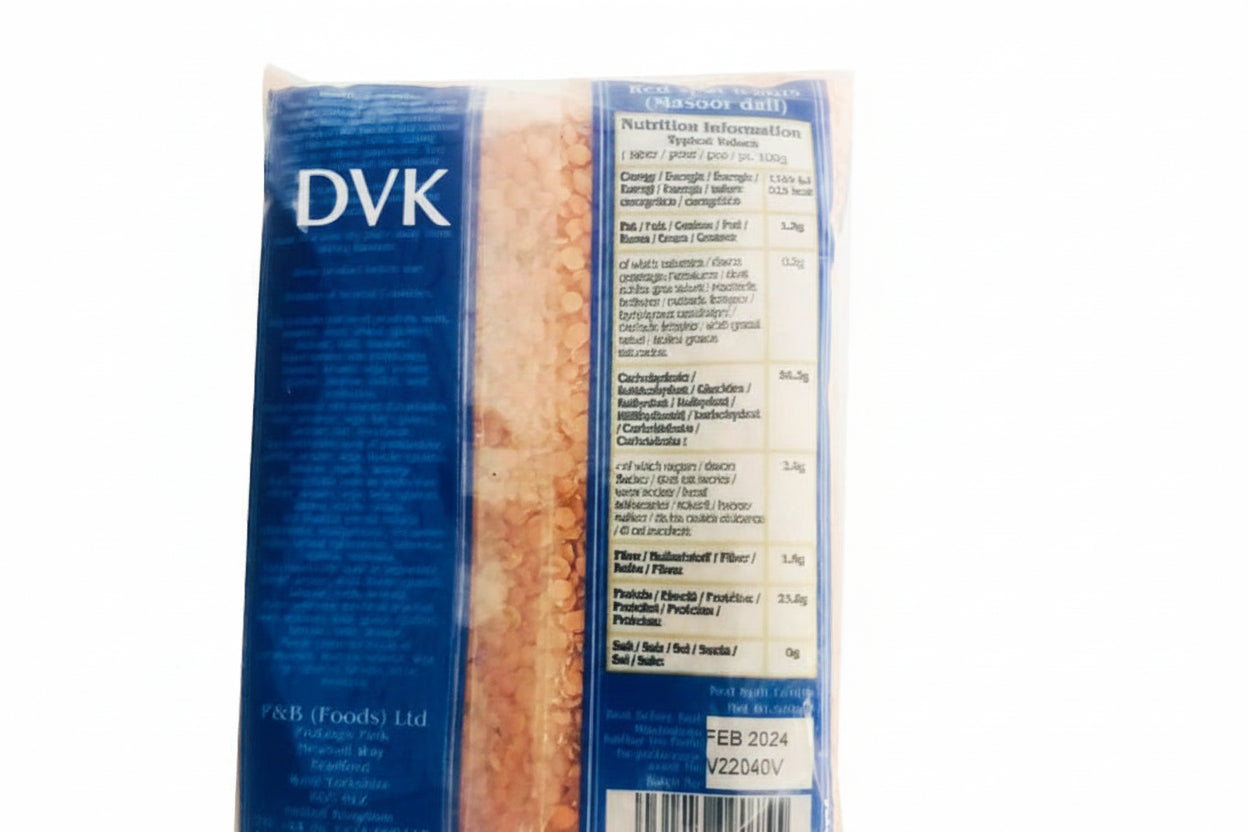 Packaged food item with blue label and visible branding on a white background