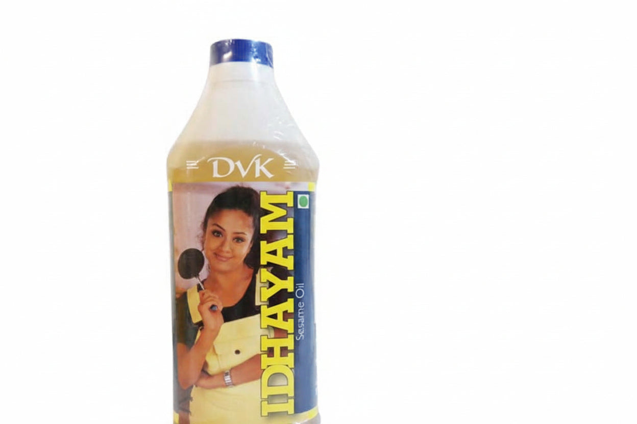 Idhayam Sesame Oil (Gingelly Oil) 1L – Authentic cold pressed oil for flavor wellness and tradition