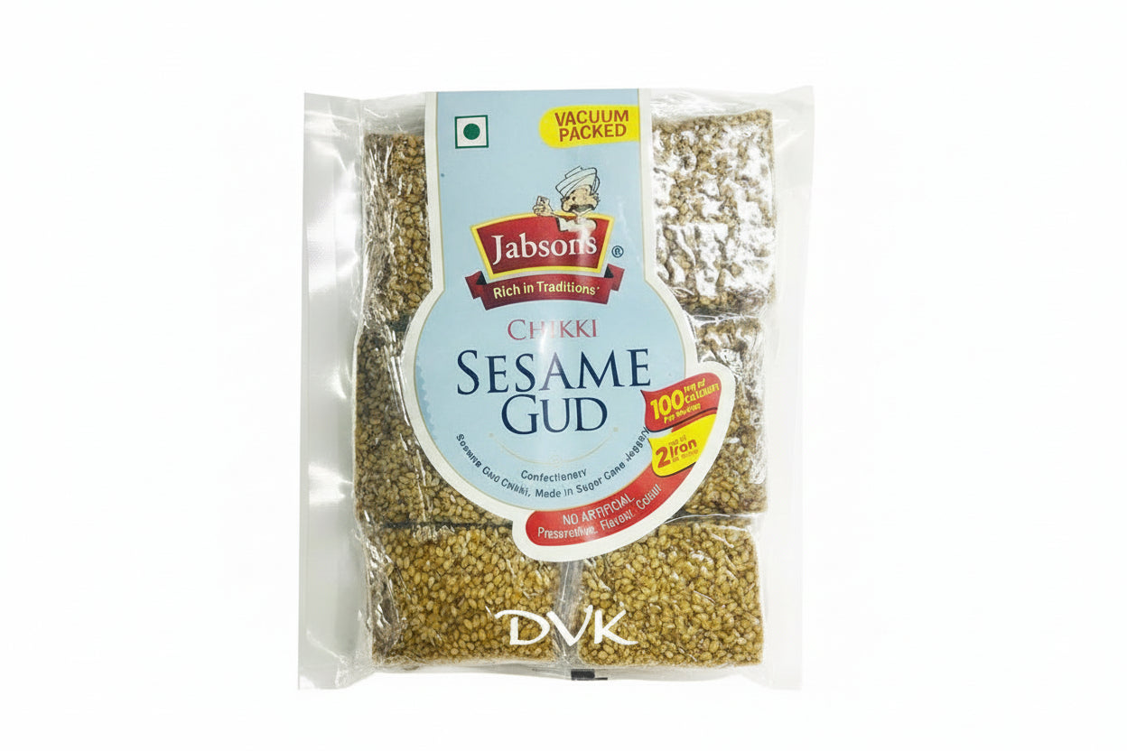 Packaged sesame seeds with Jabsons branding on a white background