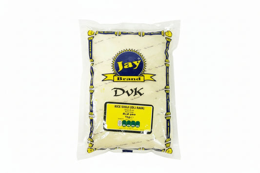 Packaged rice sooji with Jay Brand logo on a white background