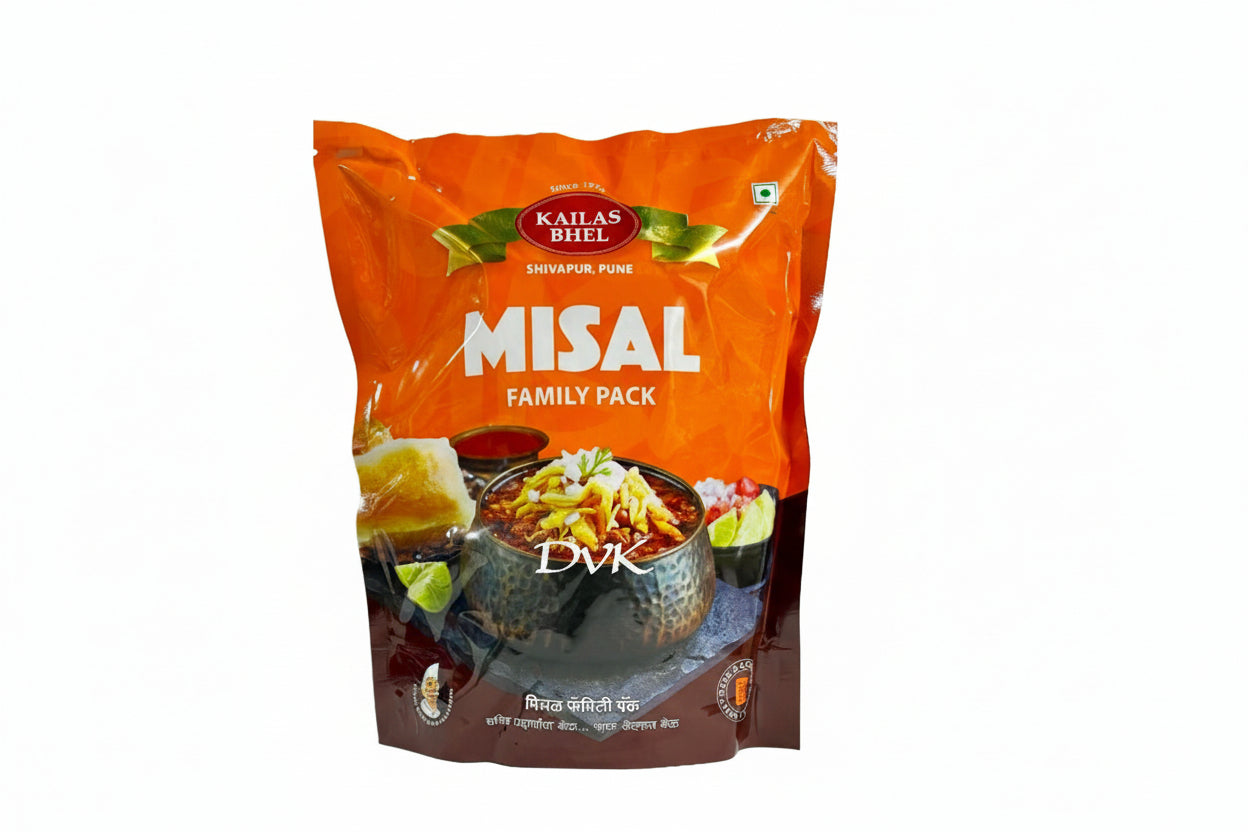 Kailas Bhel Misal Family Pack packaging on a white background