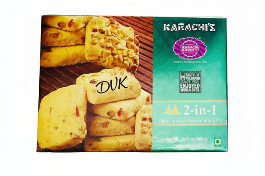 Karachi 2-in-1 (Fruit & Kaju Badam)Biscuits 400g