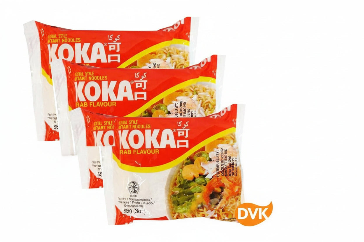 Koka Noodles Crab Flavour (Pack of 4)85g