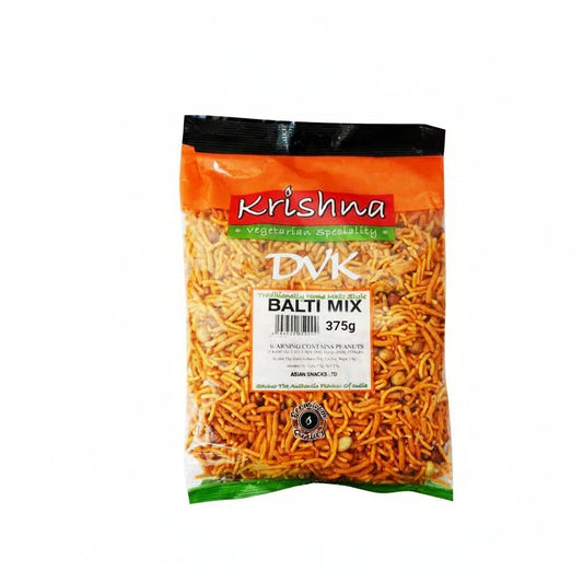 Packaged food item with 'Krishna' branding on a white background