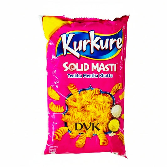 Kurkure Solid Masti snack packet on a white background