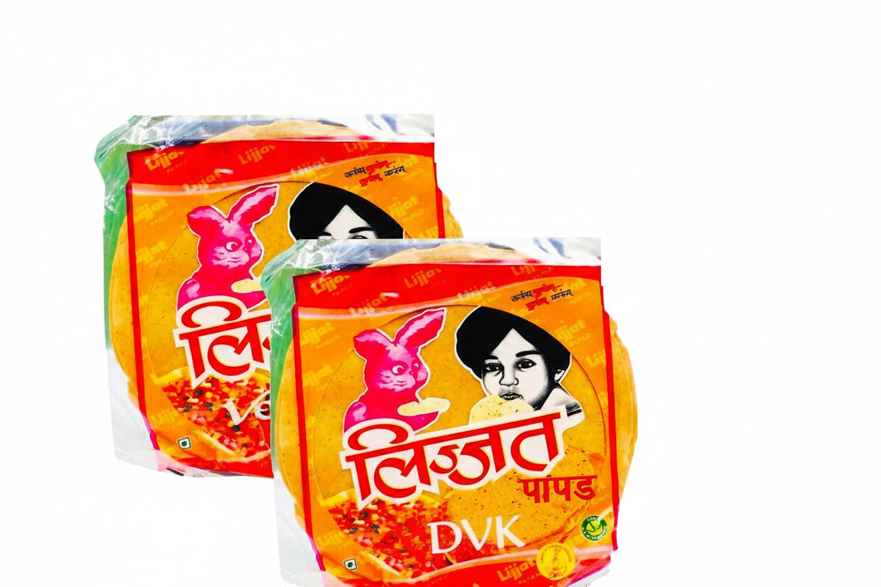 Lijjat Jeera Papad (Pack of 2) 200g