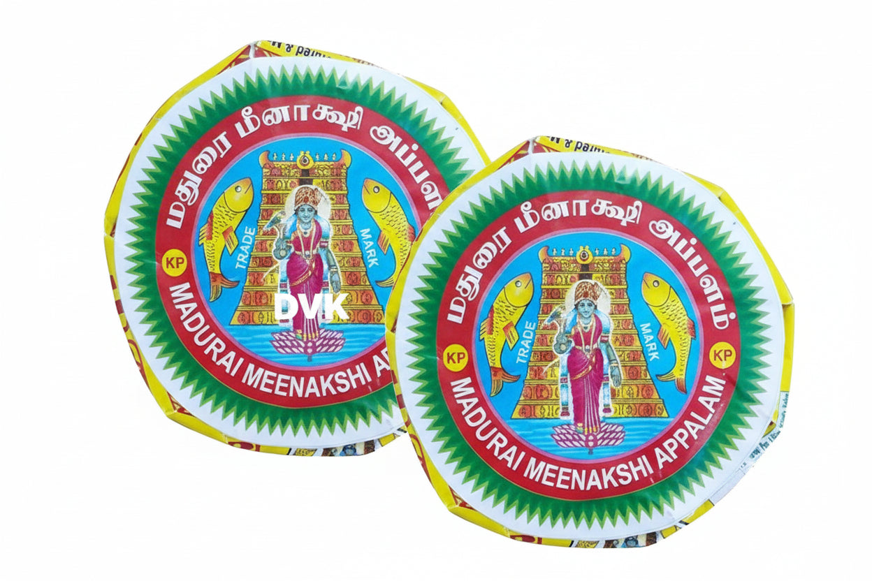 Madurai Meenakshi Appalam (Pack of 2) 200g