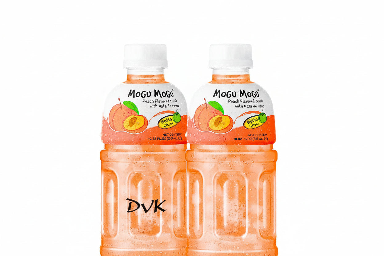 Mogu Mogu Peach Flavoured Drink (Pack of 2) 320ml