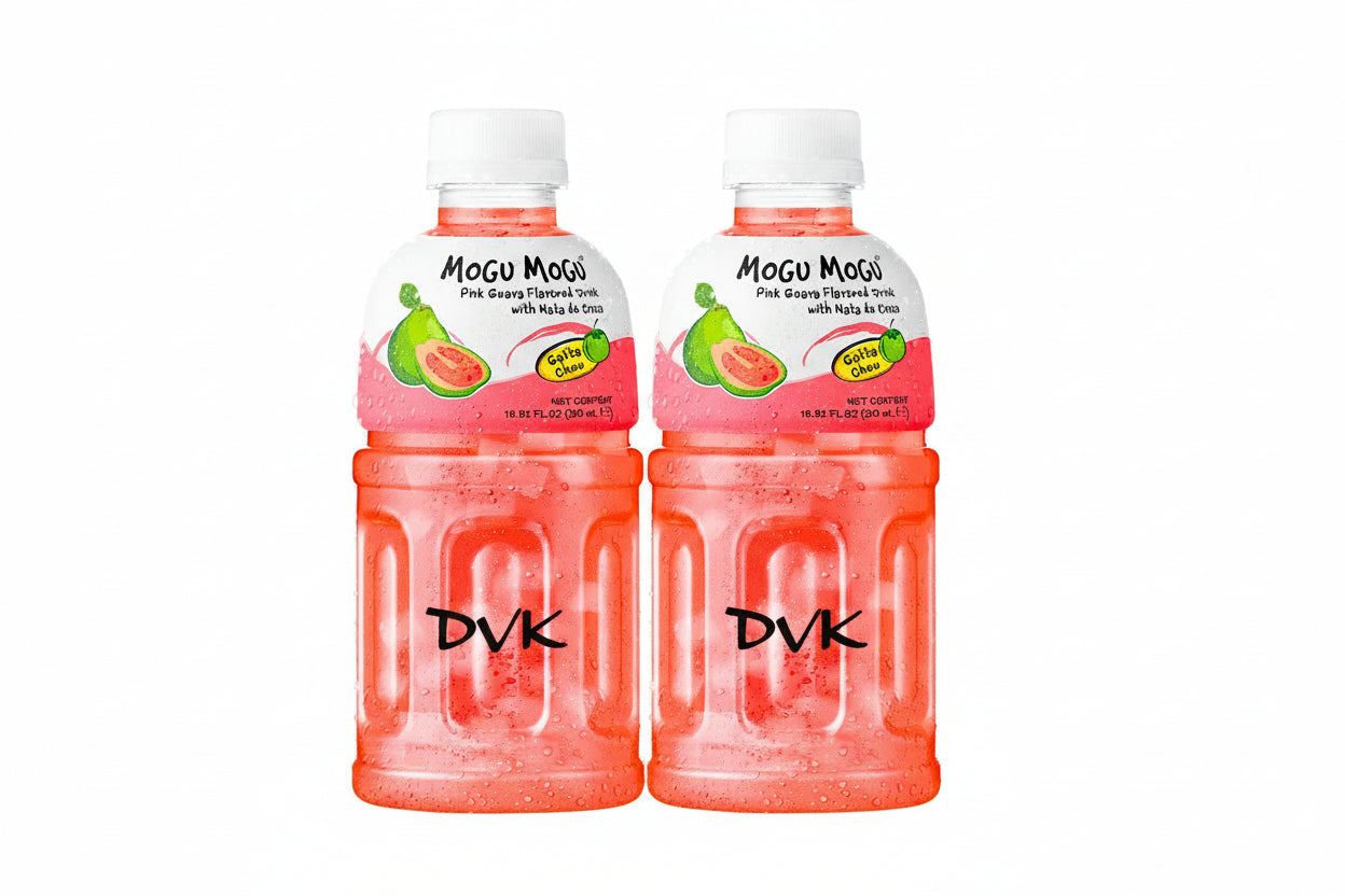 Mogu Mogu Pink Guava Flavoured Drink (Pack of 2)320ml