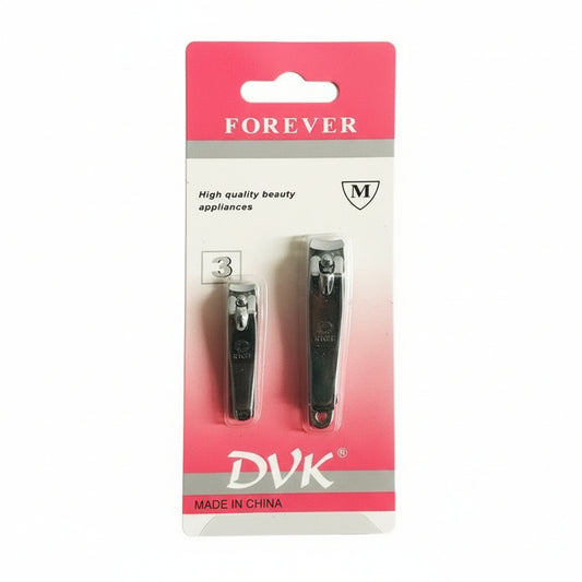 Packaged nail clippers with 'Forever' branding on a white background