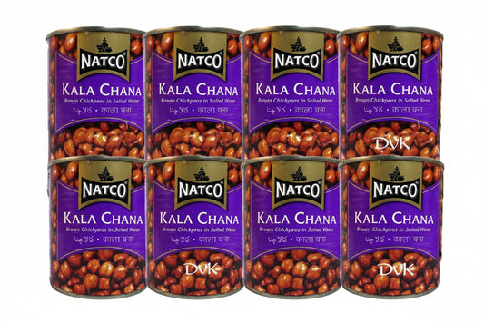Natco Kala chana Boiled (Pack Of 6) 400g