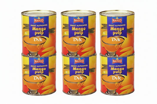 Natco Sweet  Mango Pulp Alphonso (Pack Of 6)  850g