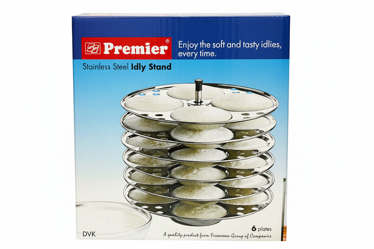 Premier SS Idli Cooker 6 Plates