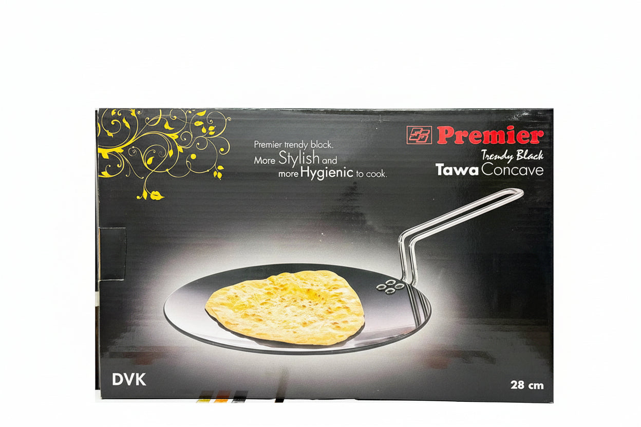 Premier Trendy Black Concave Tawa 28cm