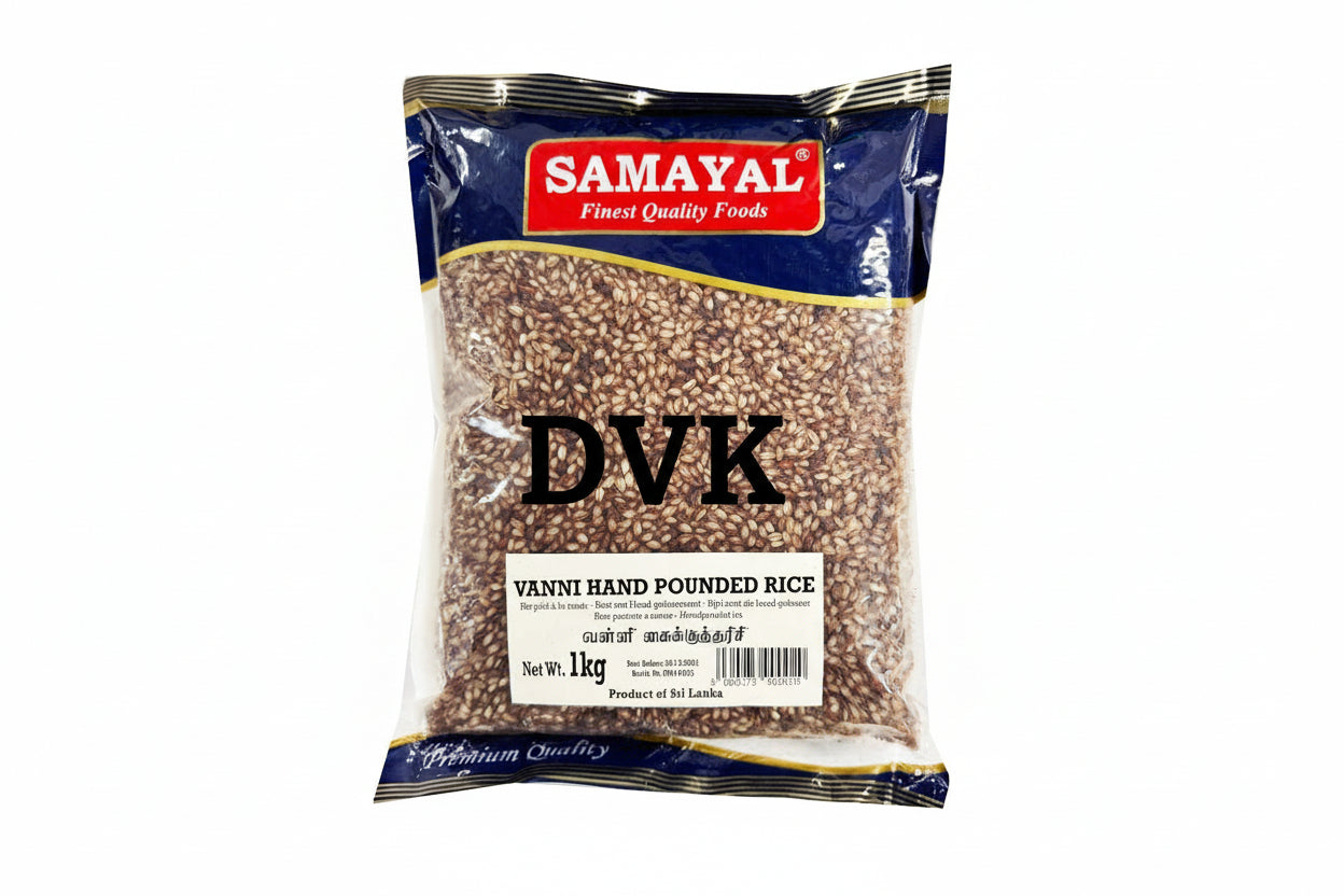 Package of Samayal Vanni Hand Pounded Rice on a white background