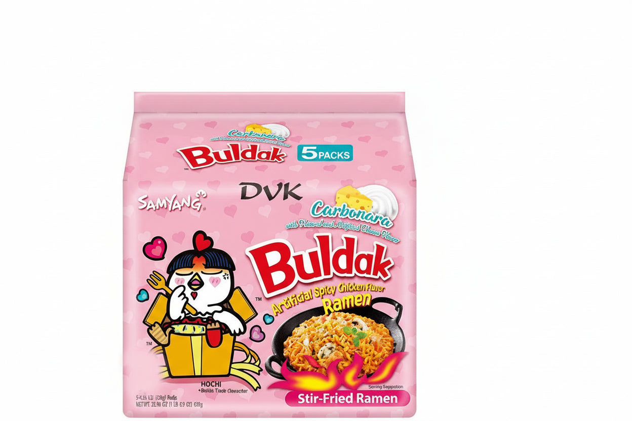 Samyang Buldak Carbonara (Artificial Spicy Chicken Flavour) 650g