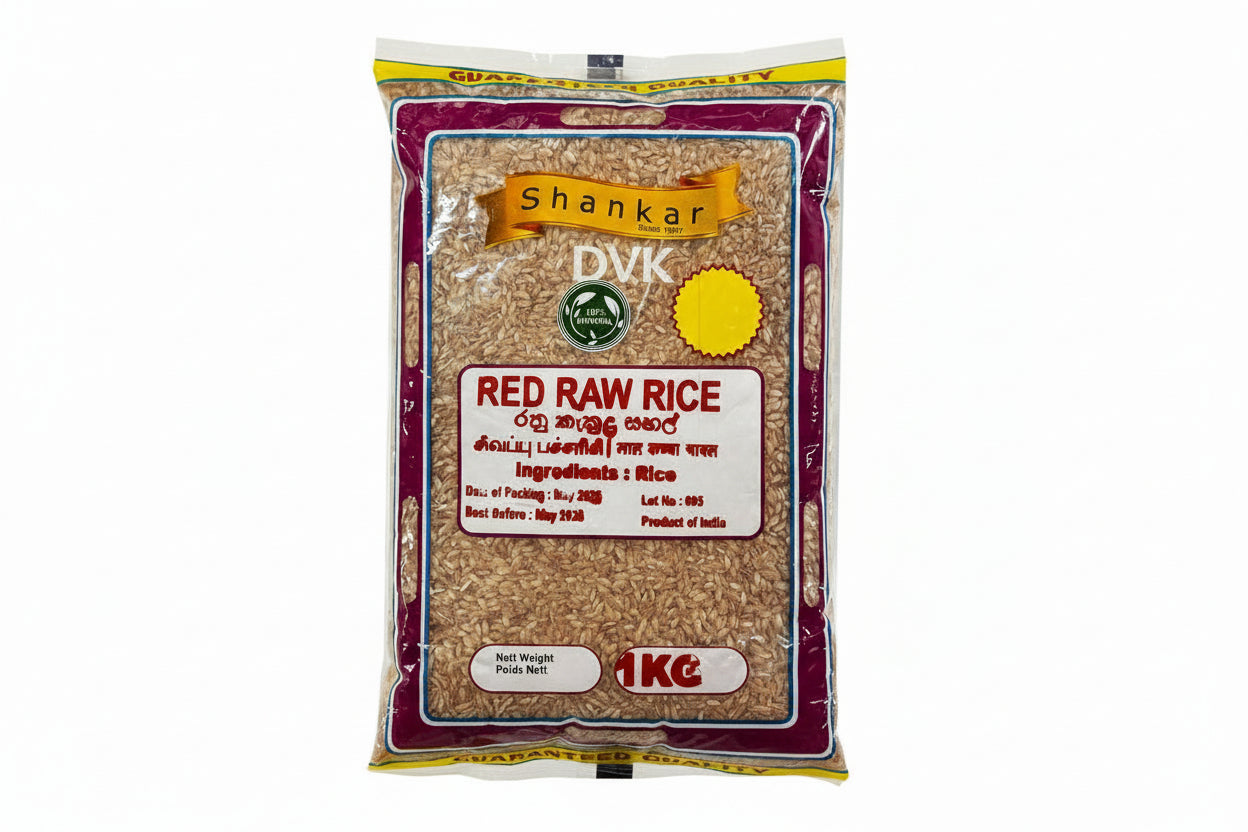 Shankar Red Raw Rice package on a white background