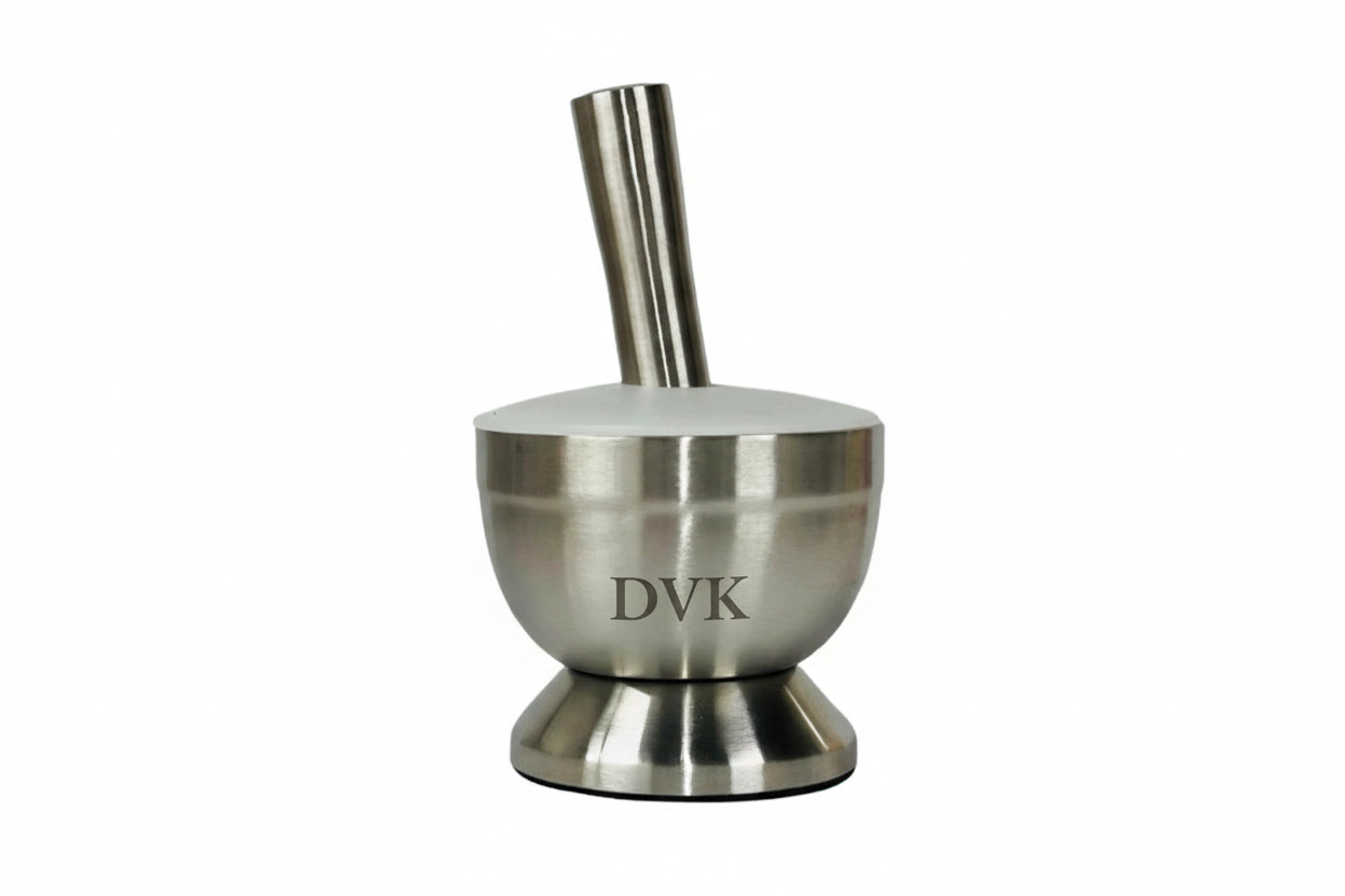 Stainless Steel Motor and Pestle
