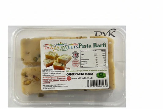 Packaged dessert with a label on a white background