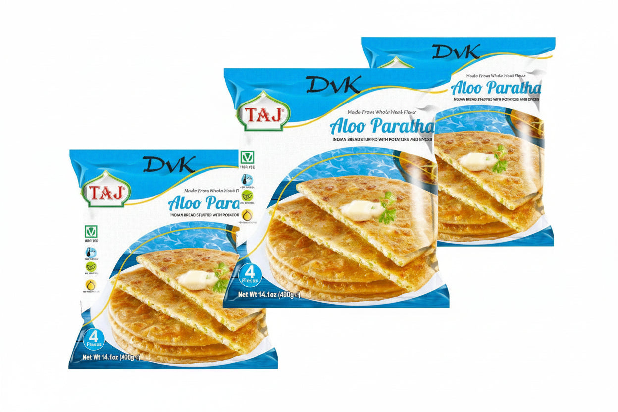Taj Aloo Paratha 4Pcs (Pack of 2) 400g