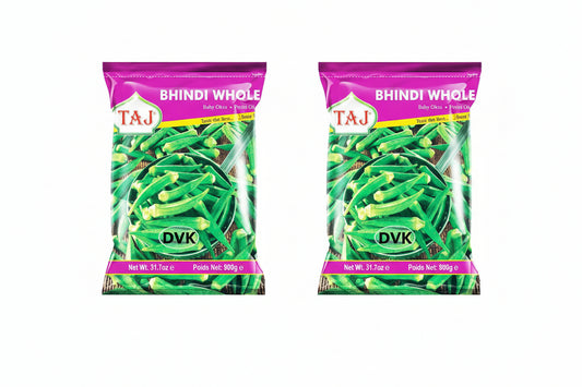 Taj Bhindi Whole Okra (Pack of 2) 900g