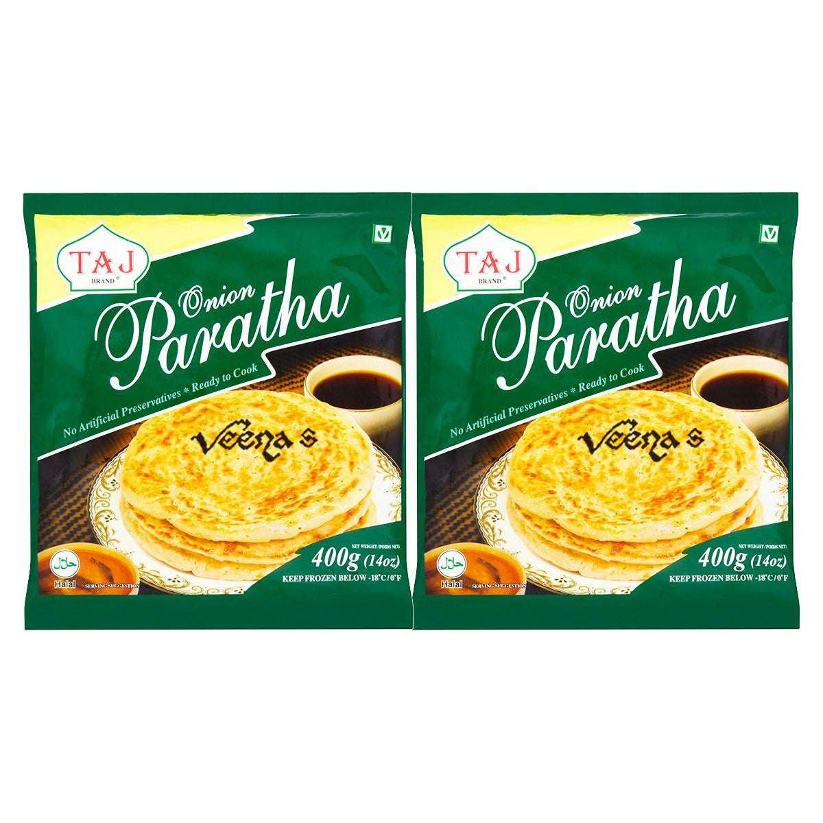 Taj Onion Paratha 400g (Pack of 2)