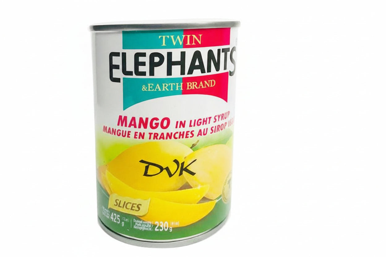 Twin Elephants Whole Mango Light Syrup 425G