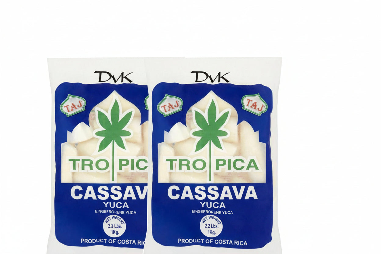 Taj Family Cassava Whole (Pack of 2) 1Kg