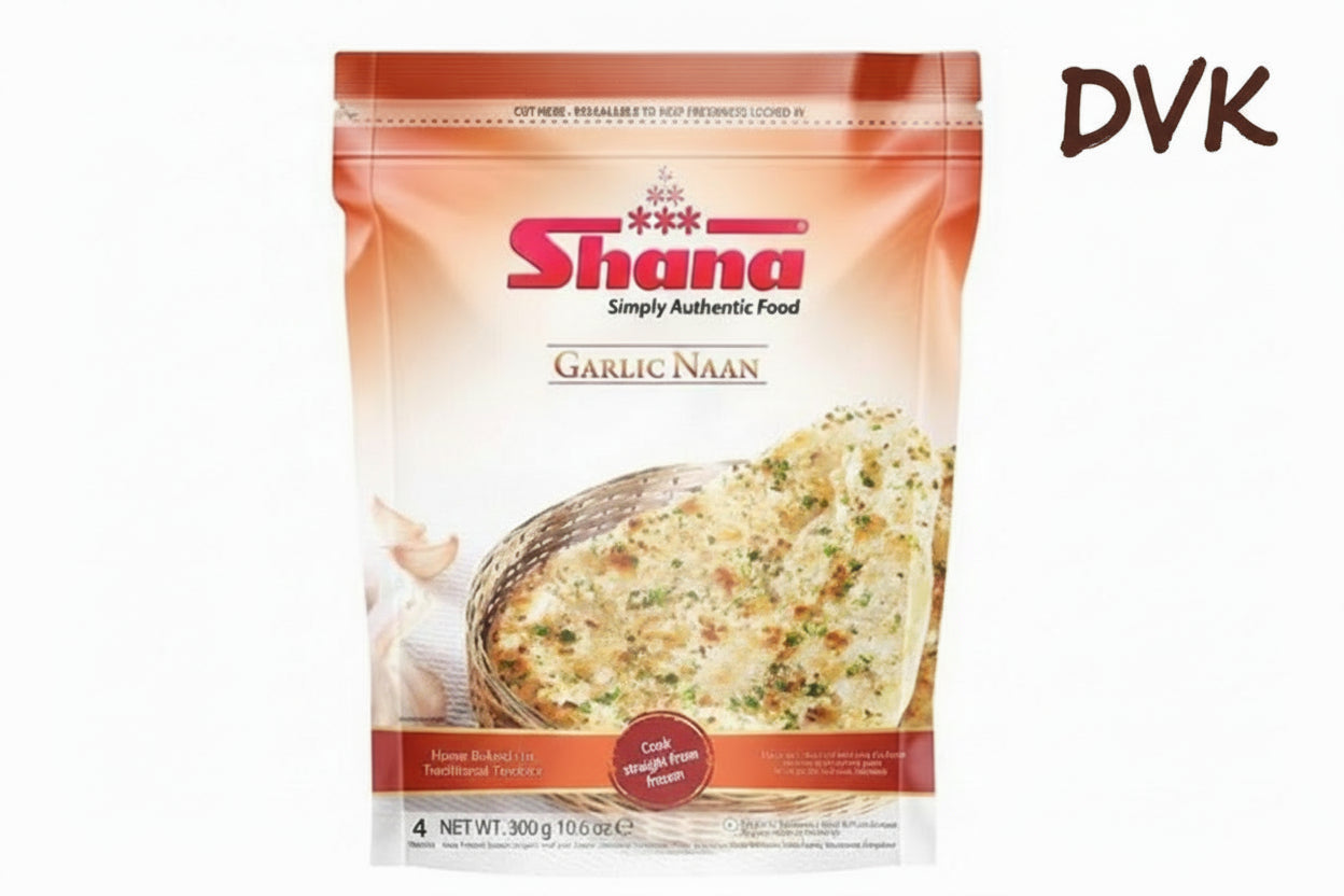 Shana Garlic Naan 300g