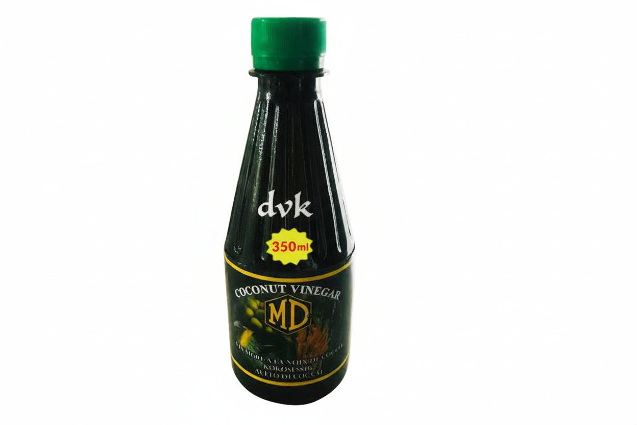 Bottle of  Coconut Vinegar on a white background
