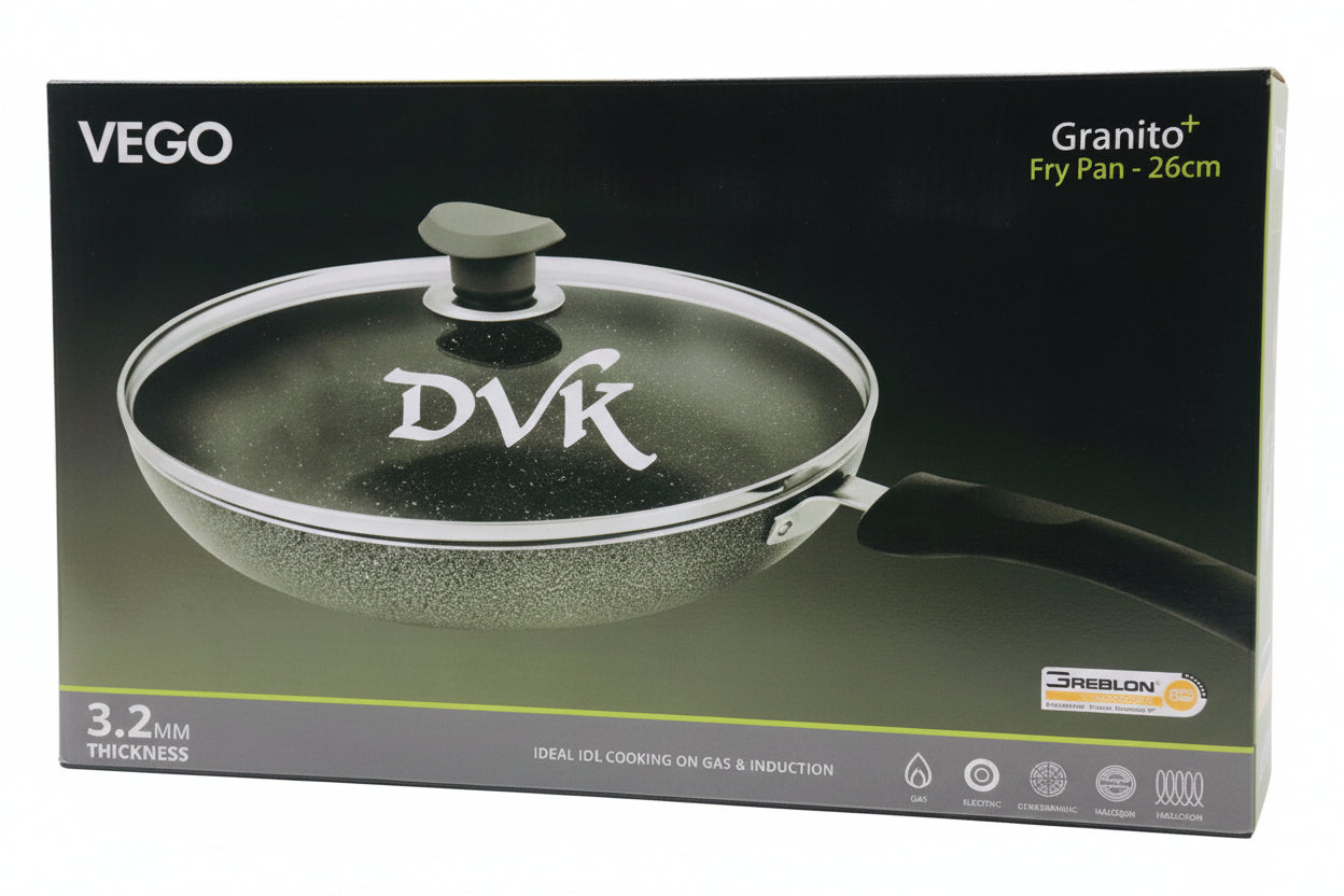 Vego Granito Fry pan+lids 26cm