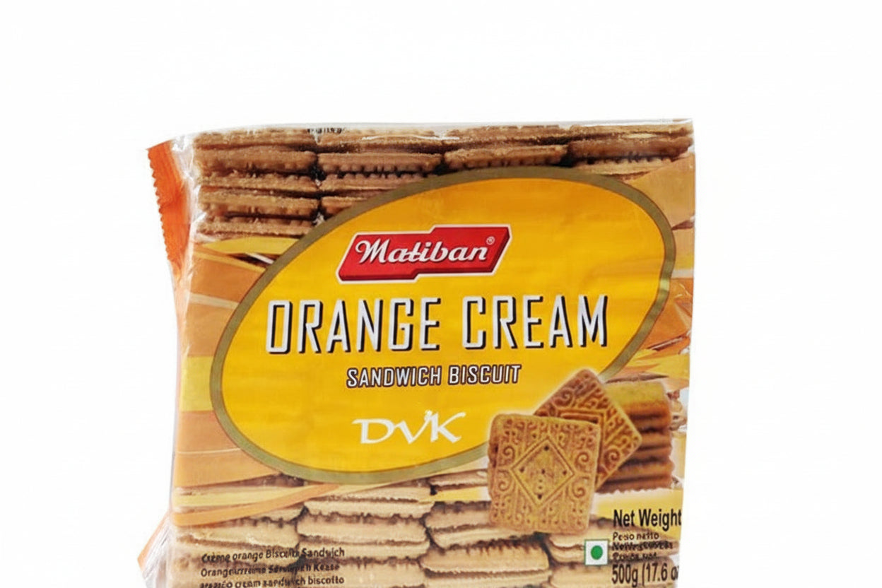 Maliban Orange Cream Sandwich Biscuit 500g