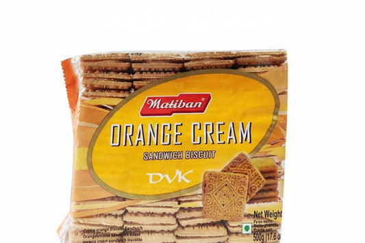 Maliban Orange Cream Sandwich Biscuit 500g