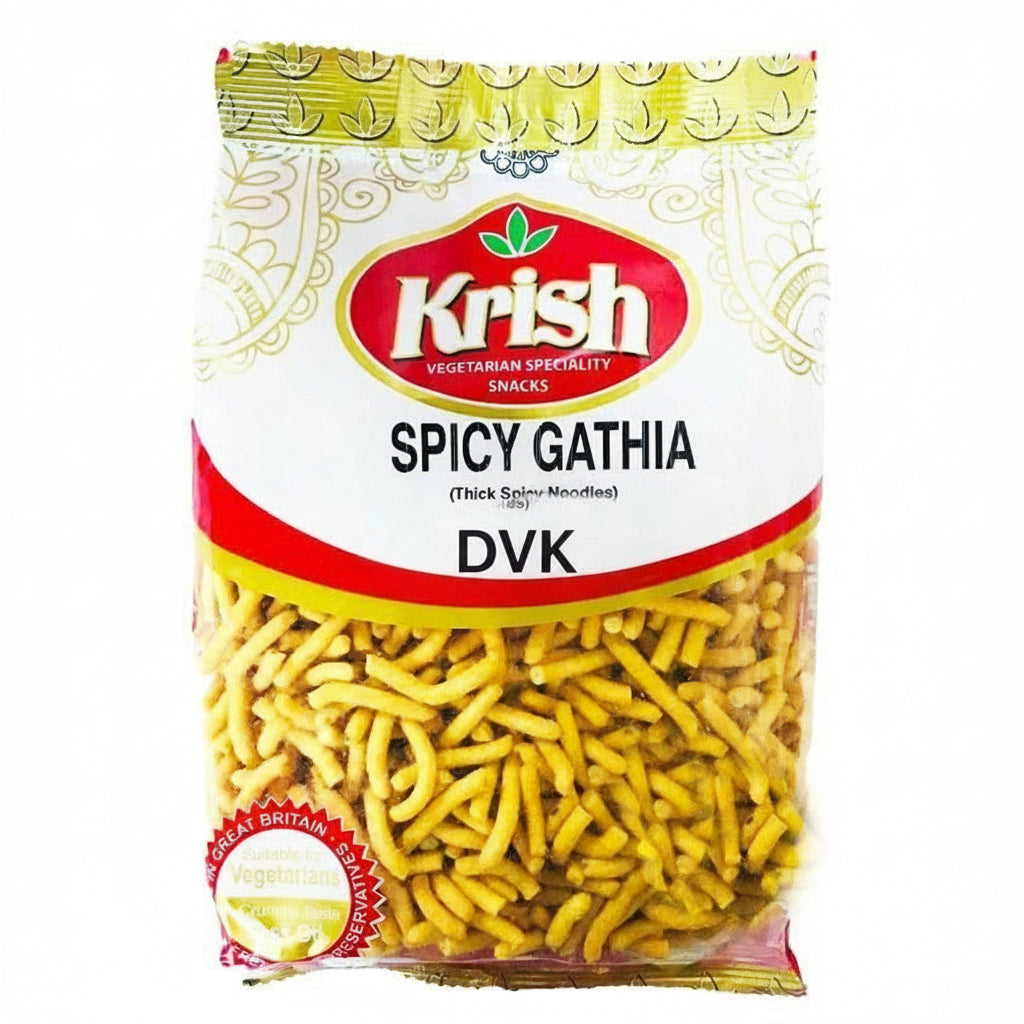 Packaged snack with Krish brand on a white background