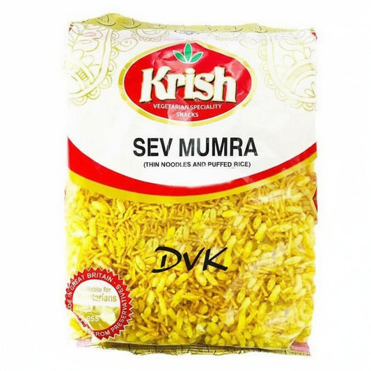 Packaged snack with 'Krish' branding on a white background
