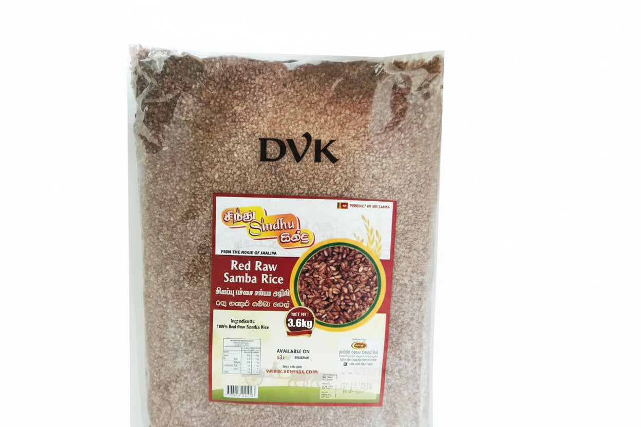Sindhu Red Raw Samba  Rice  3.6Kg
