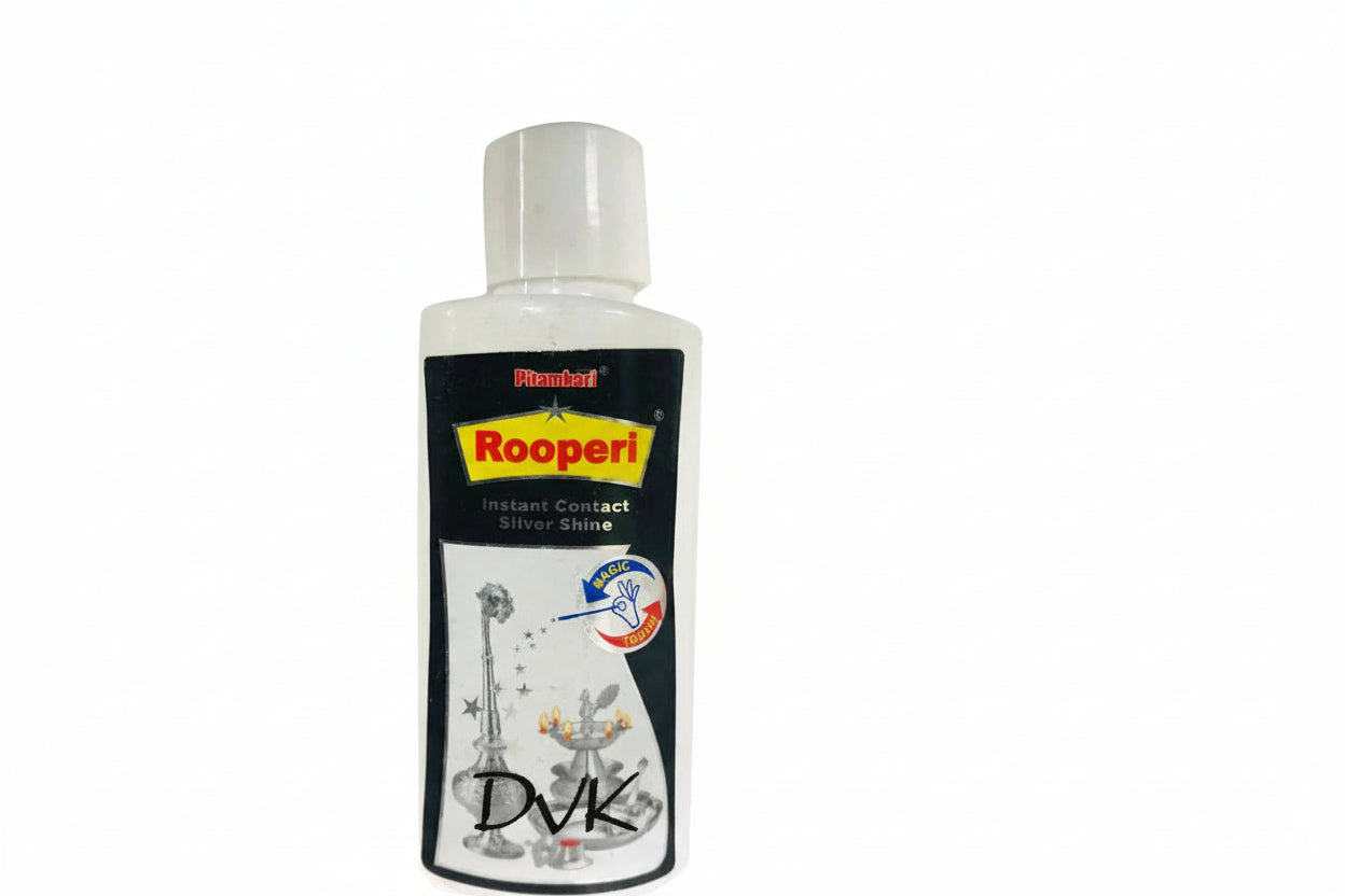 Rooperi contact cleaner bottle on a white background